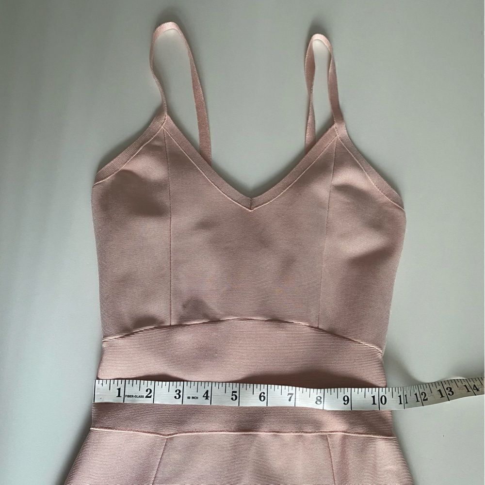 Light Pink Bandage Cocktail Party Dress Size XS - Picture 9 of 12
